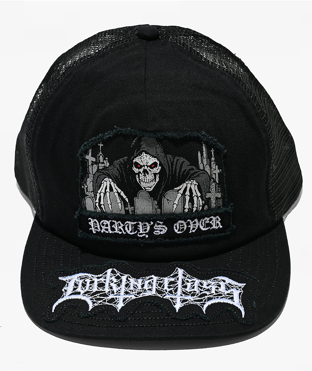 Lurking Class by Sketchy Tank Partys Over Black Trucker Hat
