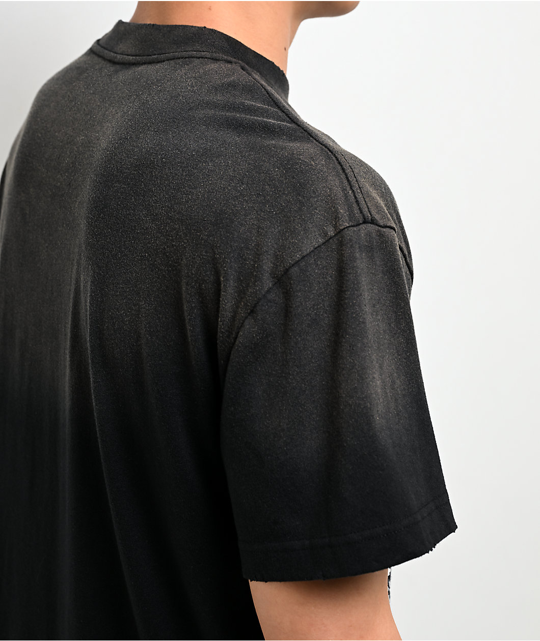 Lurking Class by Sketchy Tank Peace Of Mind Black Wash T-Shirt