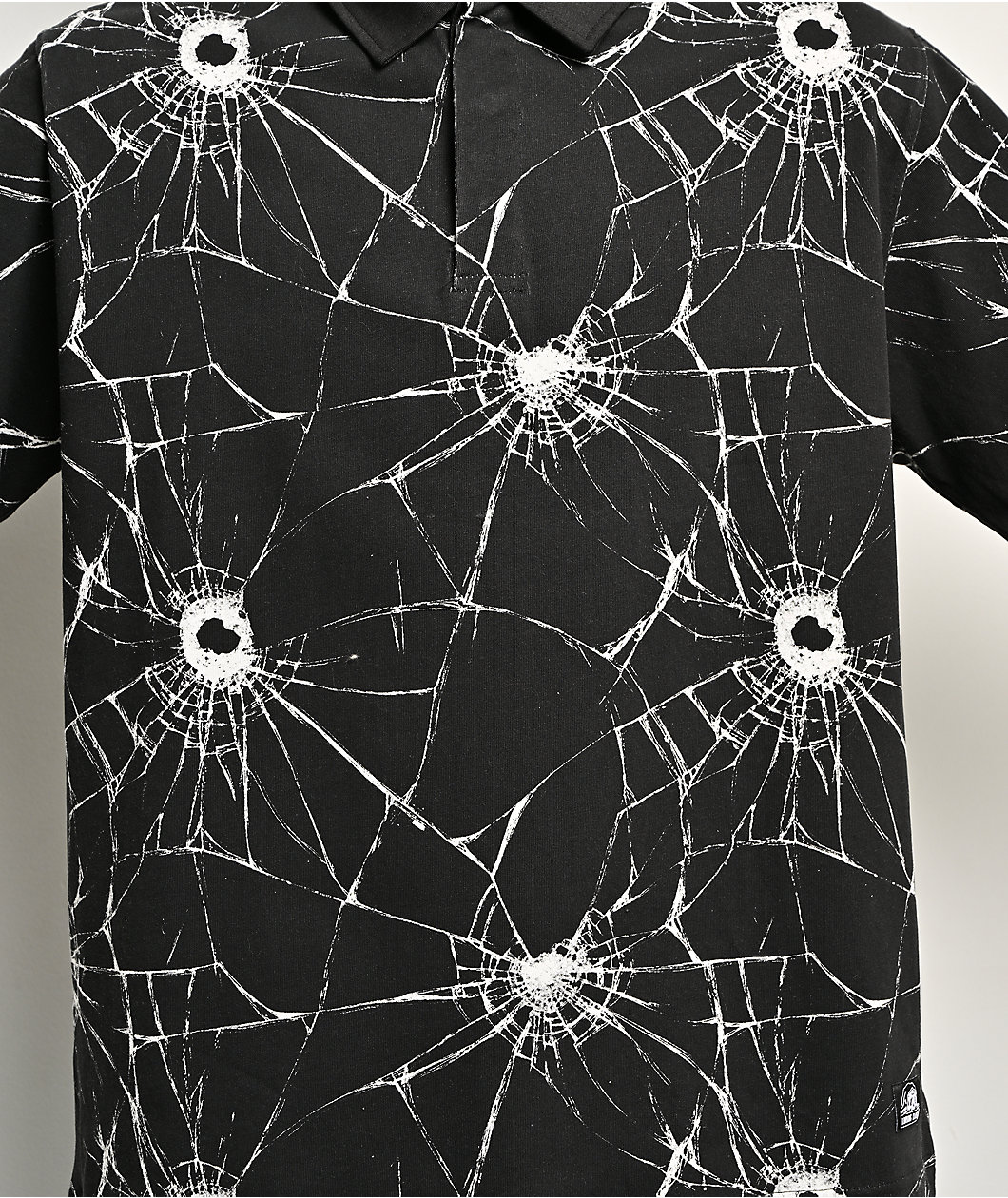 Lurking Class by Sketchy Tank Penalty Shot Black Polo Shirt