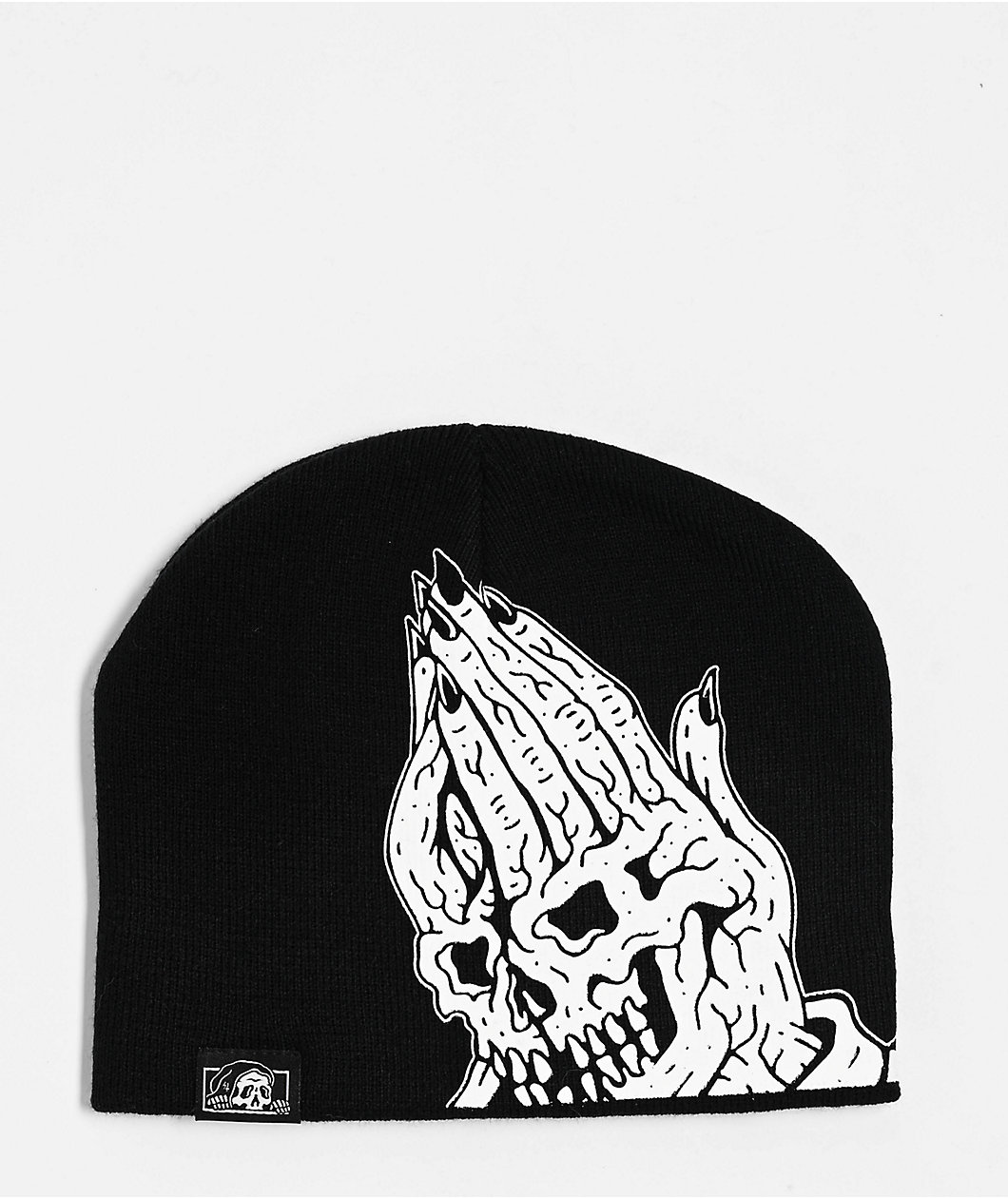 Lurking Class by Sketchy Tank Pray For Me Black Skully Beanie