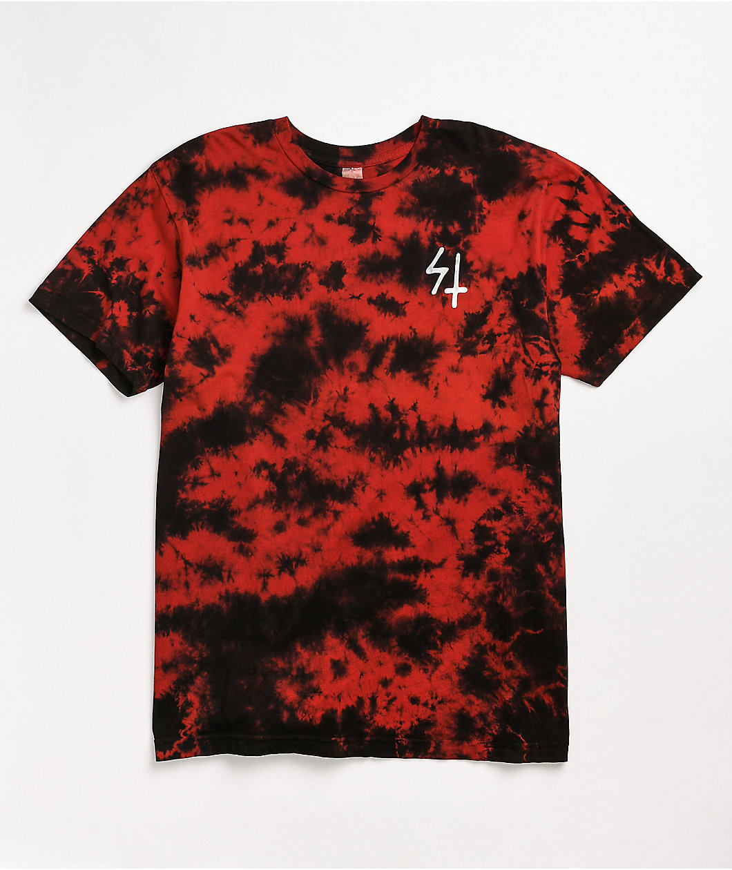 Lurking Class by Sketchy Tank Protect Red & Black Tie Dye T-Shirt