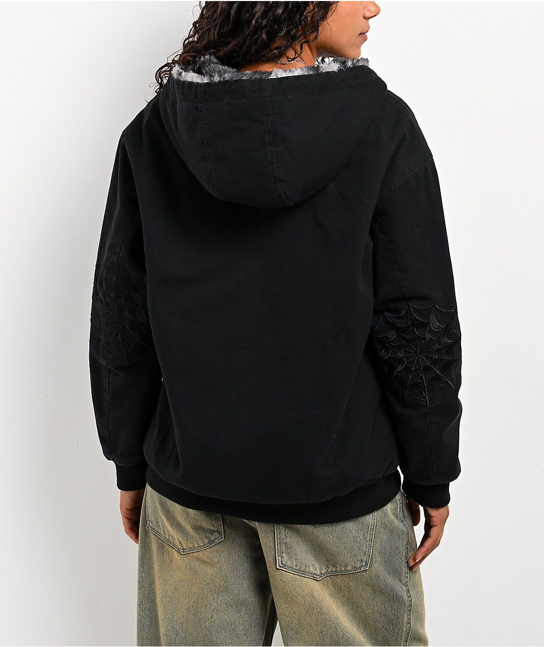 Lurking Class by Sketchy Tank Python Reversible Black Work Jacket