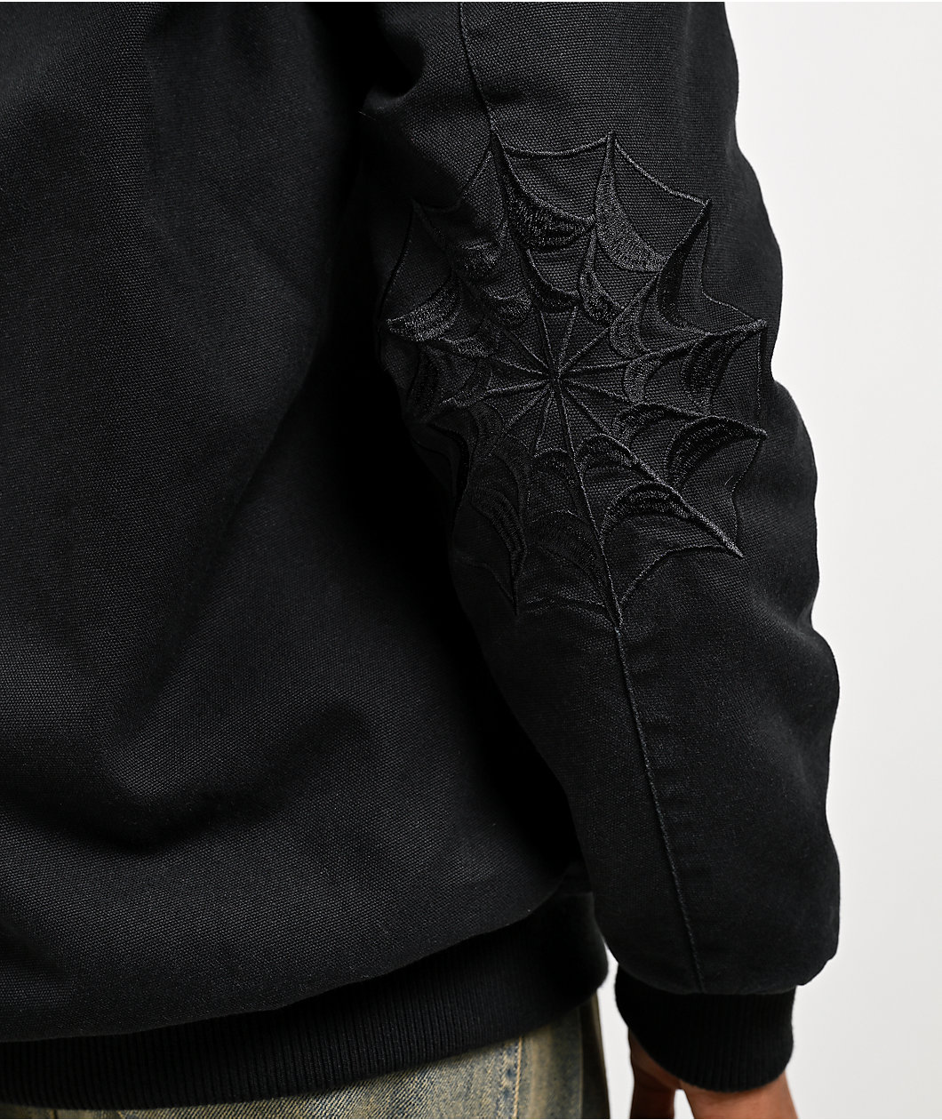 Lurking Class by Sketchy Tank Python Reversible Black Work Jacket