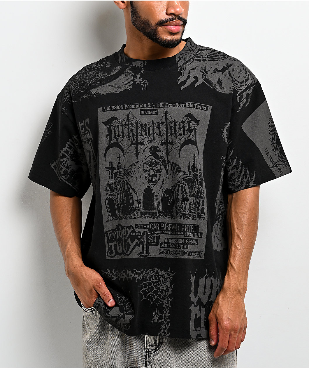 Lurking Class by Sketchy Tank Showcase Black T-Shirt