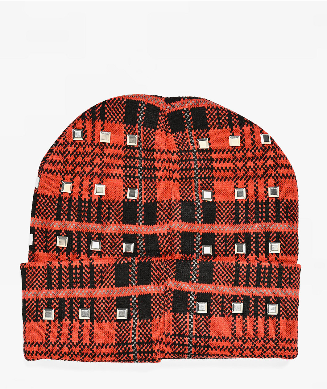 Lurking Class by Sketchy Tank Showcase Stud Red Plaid Beanie