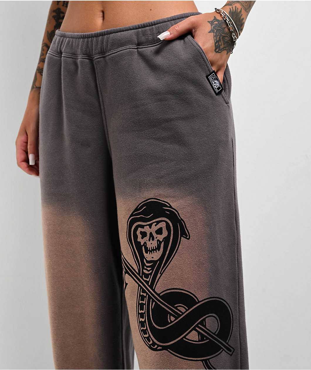 Lurking Class by Sketchy Tank Slither Grey Sweatpants