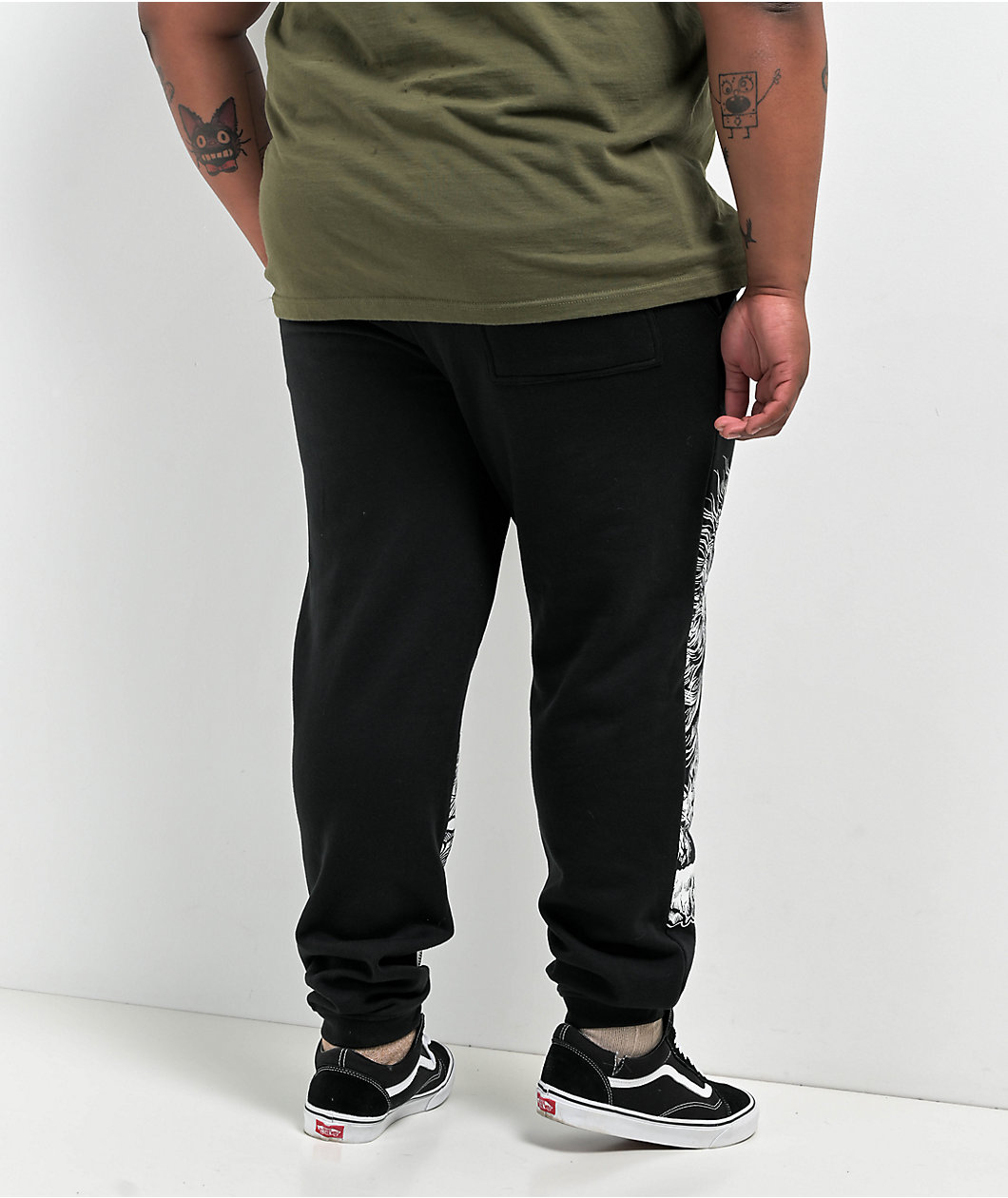 Lurking Class by Sketchy Tank Stikker Bad Friend Black Sweatpants