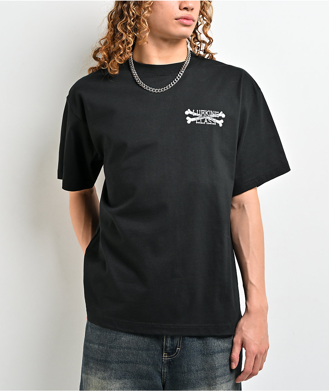 Lurking Class by Sketchy Tank Strictly Business Black T-Shirt