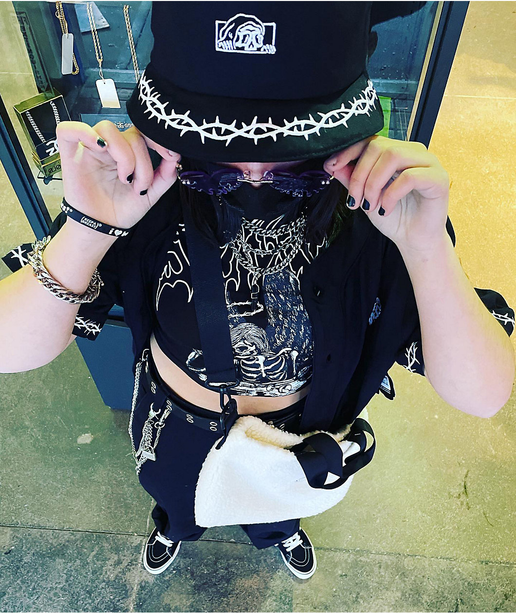 Lurking Class by Sketchy Tank Thorn Black Bucket Hat