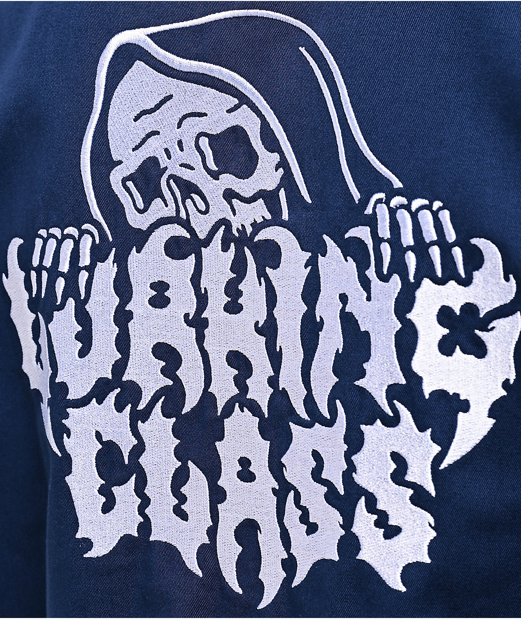 Lurking Class by Sketchy Tank Thorn Navy Zip Work Shirt