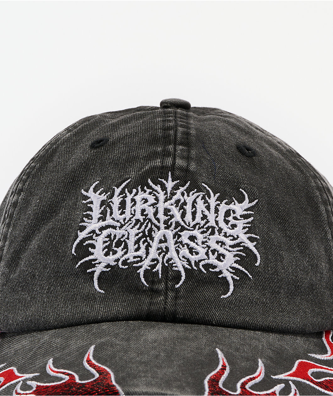 Lurking Class by Sketchy Tank To Hell Black Wash Strapback Hat