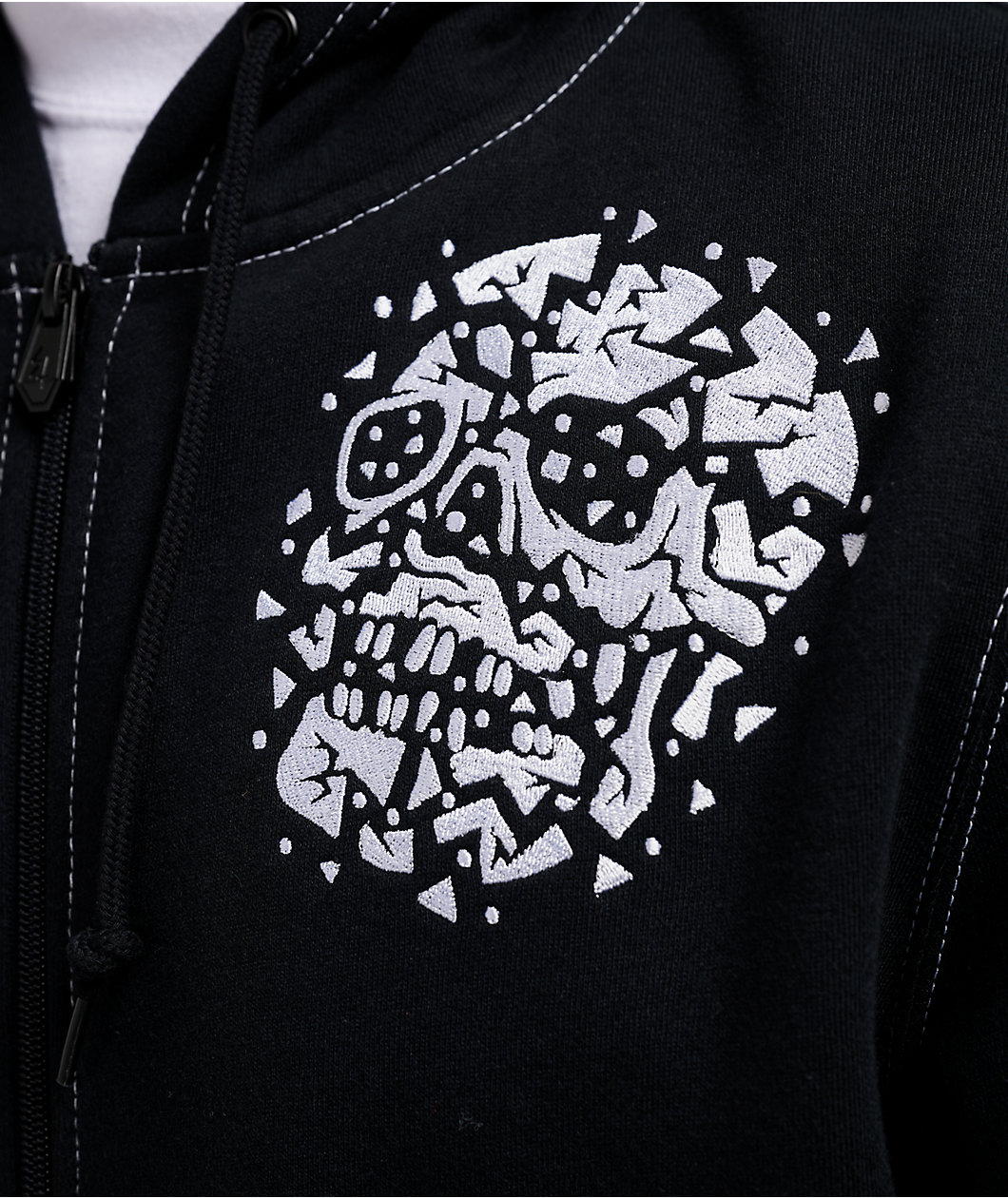Lurking Class by Sketchy Tank Unchained Black Zip Hoodie