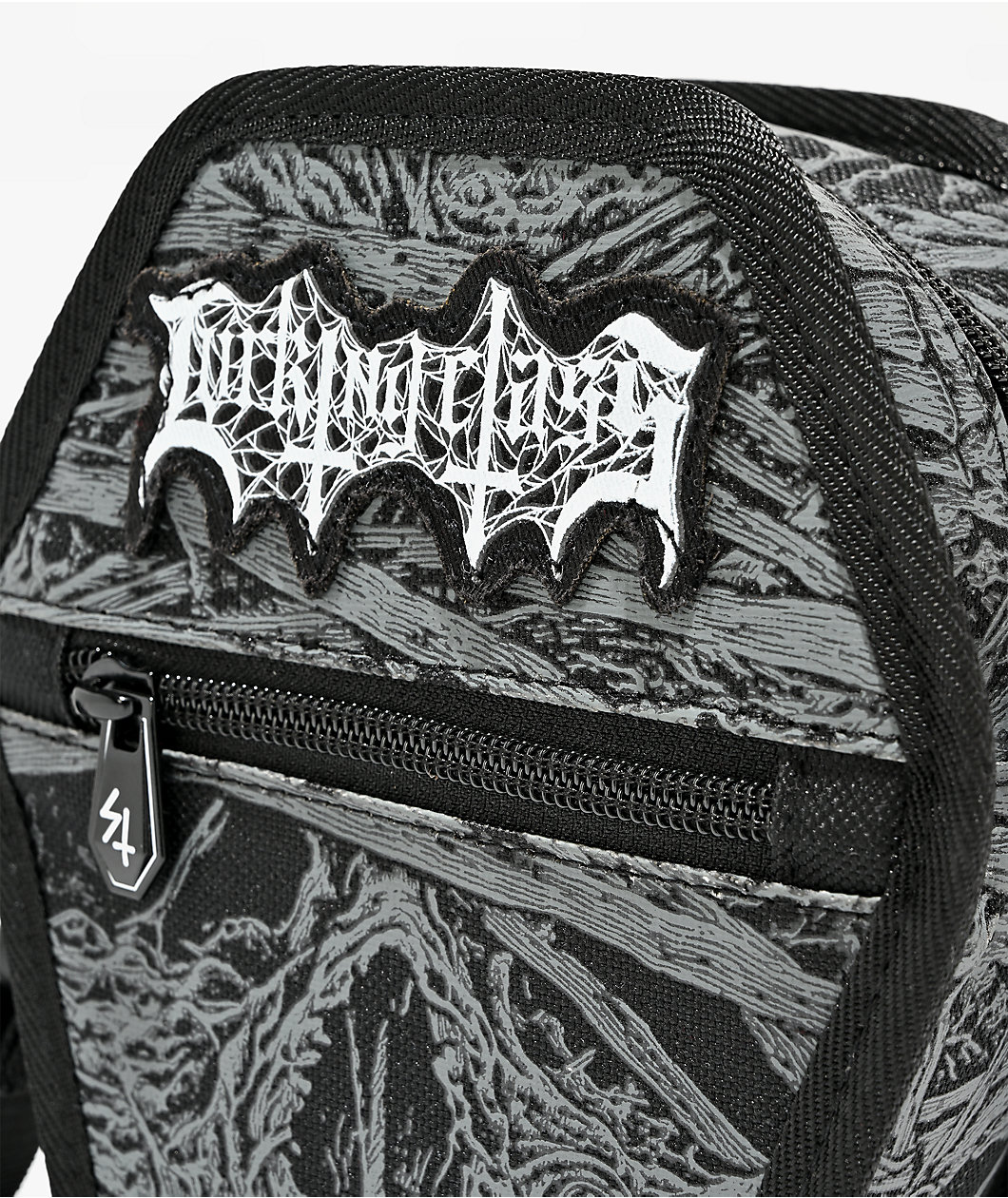 Lurking Class by Sketchy Tank Undead Coffin Black Crossbody Bag