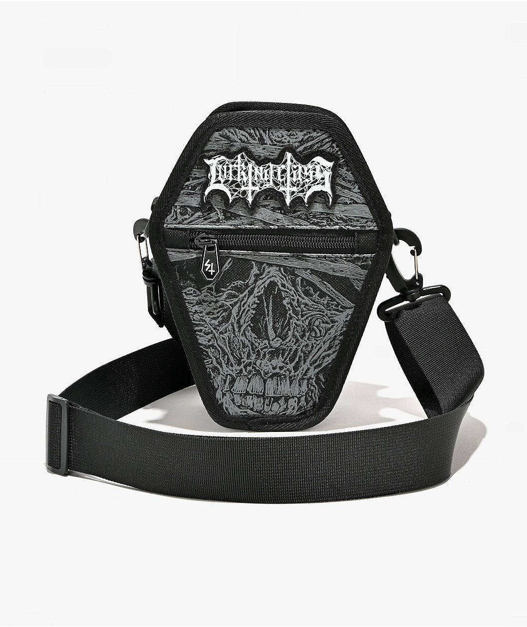 Lurking Class by Sketchy Tank Undead Coffin Black Crossbody Bag