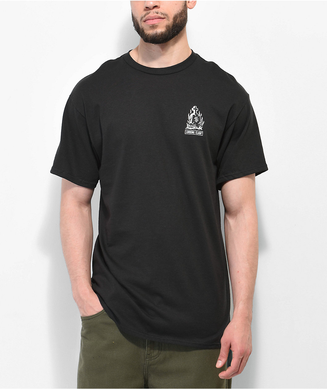 Lurking Class by Sketchy Tank Want Less Black T-Shirt