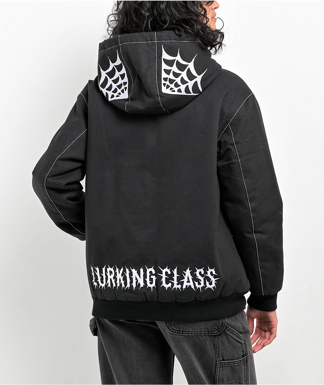 Lurking Class by Sketchy Tank Web Black Work Jacket