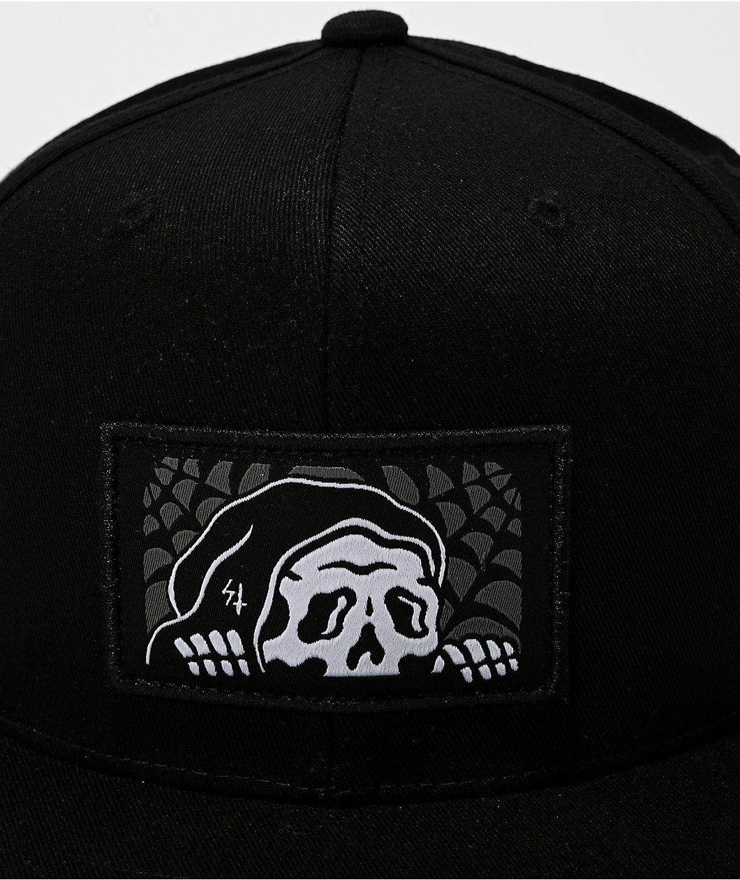 Lurking Class by Sketchy Tank Web Lurker Black Snapback Hat