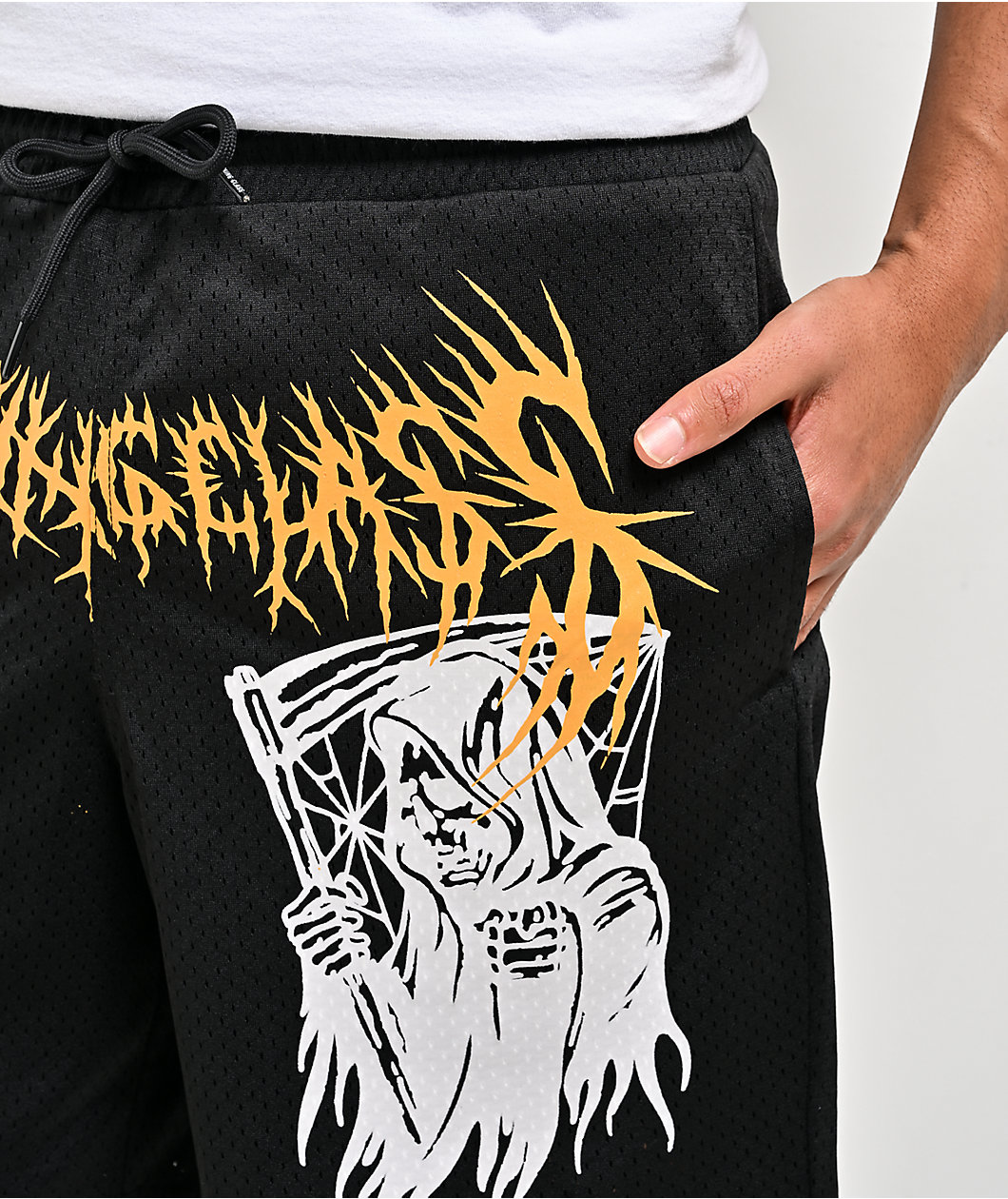 Lurking Class by Sketchy Tank You're Next Black Mesh Shorts