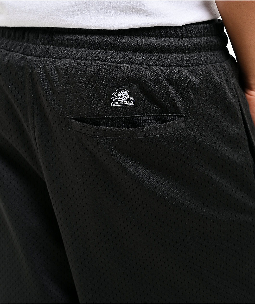 Lurking Class by Sketchy Tank You're Next Black Mesh Shorts