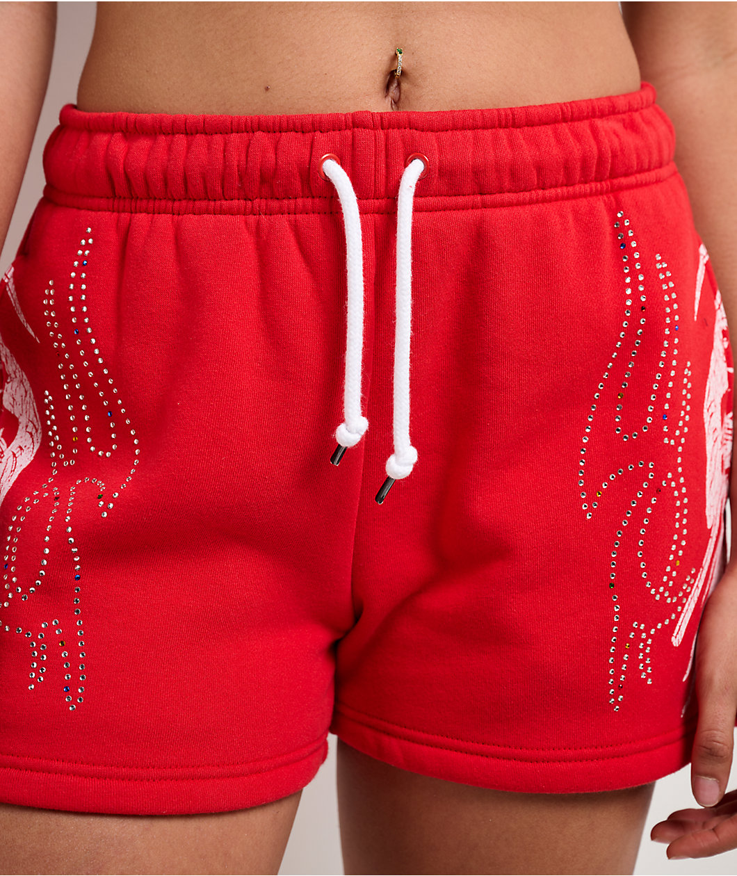 Lurking Class by Sketchy Tank You're Next Red Sweat Shorts