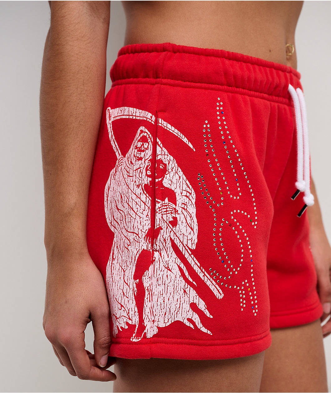 Lurking Class by Sketchy Tank You're Next Red Sweat Shorts