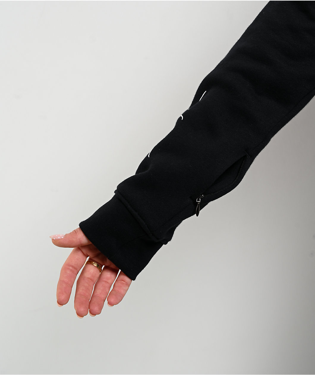 Lurking Class by Sketchy Tank x Kyle Grand Sin Black Crop Zip Hoodie