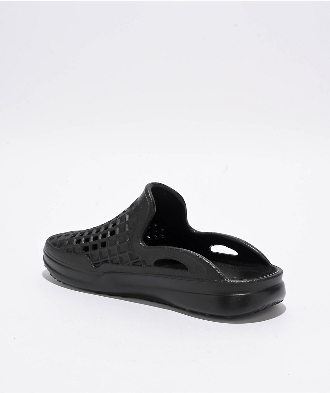 Lusso Cloud Scenario Jet Black Slide Sandals