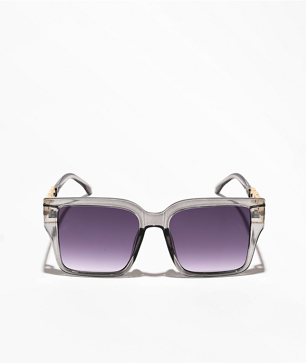 Luxury Smoke Square Sunglasses