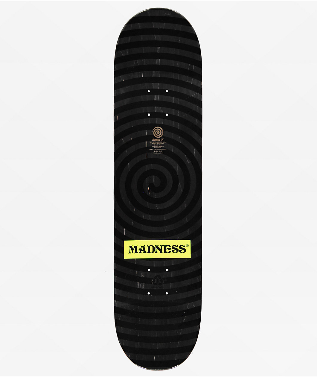 Madness Split Overlap 8.0" Skateboard Deck