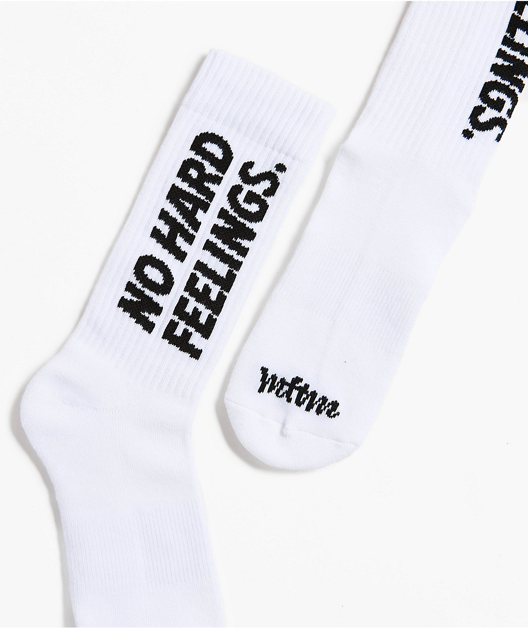 Married To The Mob No Hard Feelings White Crew Socks