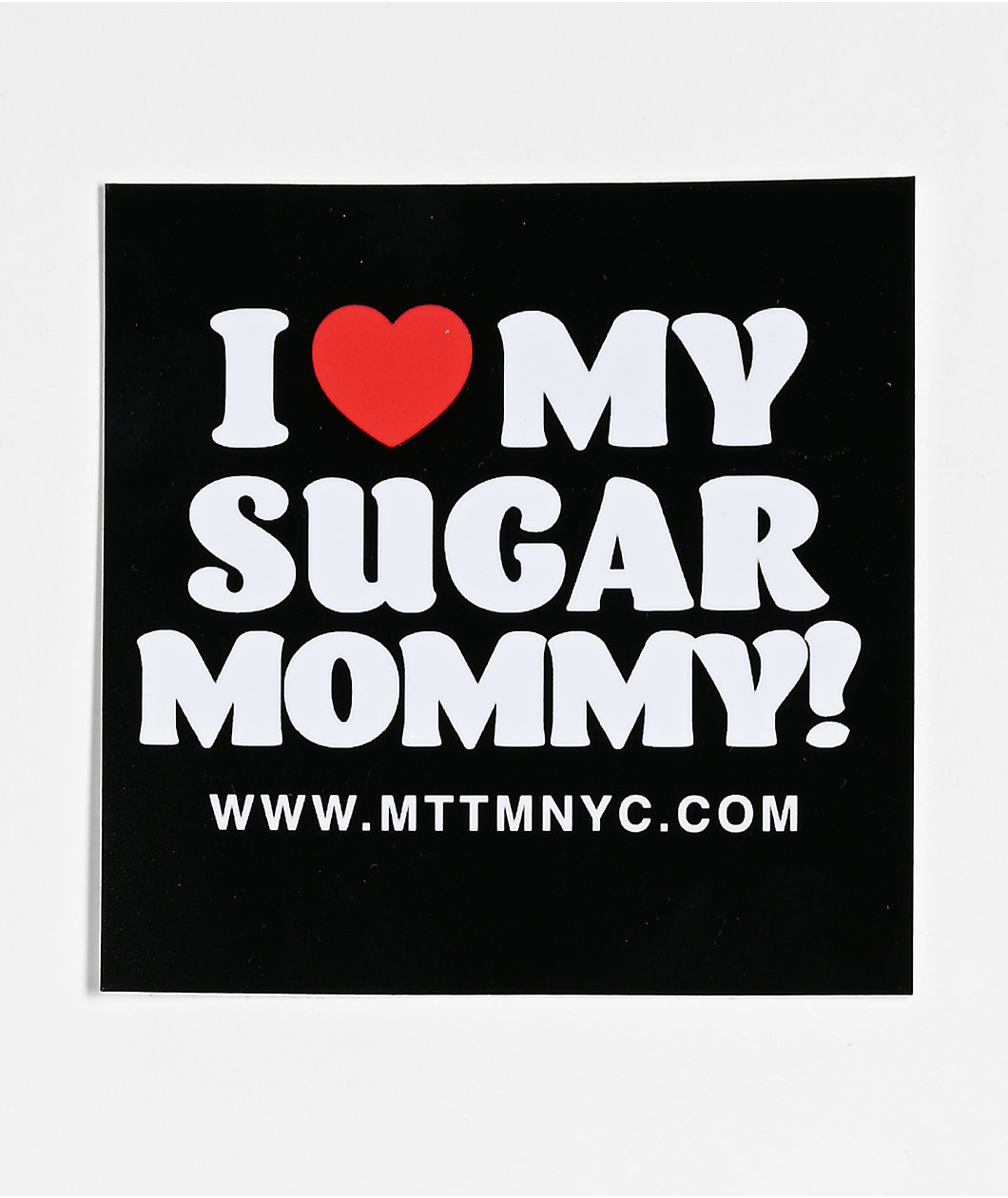 Married To The Mob Sugar Mommy Black Sticker
