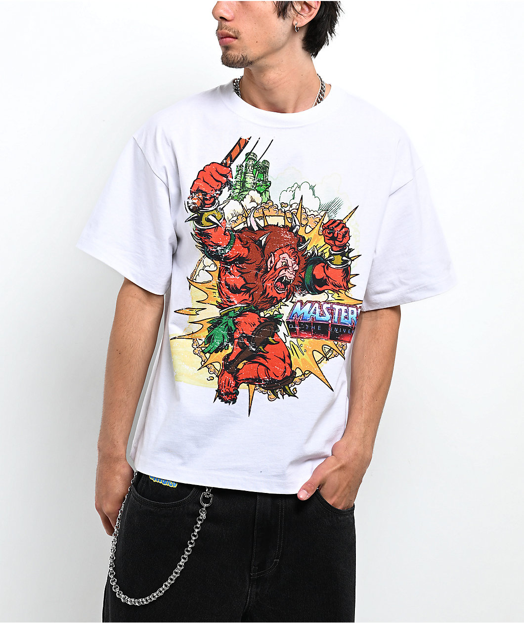 Masters of the Universe™ Beast Mode White T-Shirt
