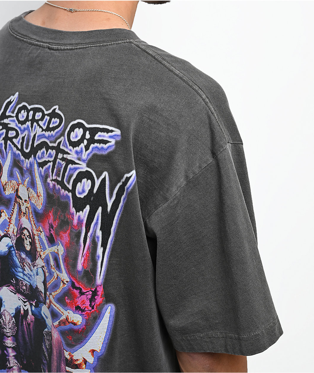 Masters of the Universe™ Destruction Grey Wash T-Shirt