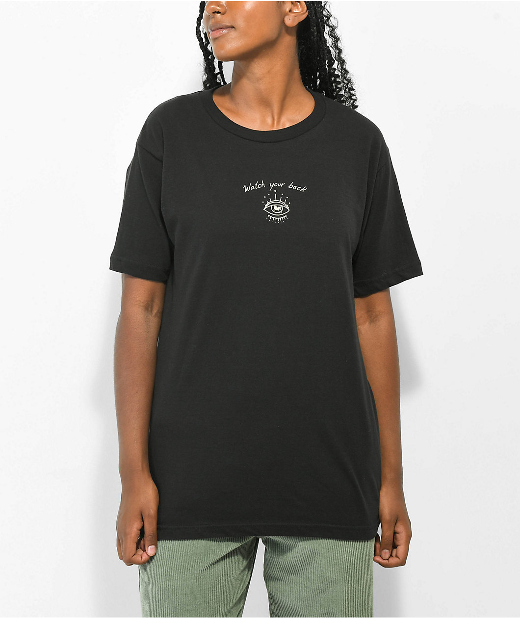 Melodie Watch Your Back Black T-Shirt
