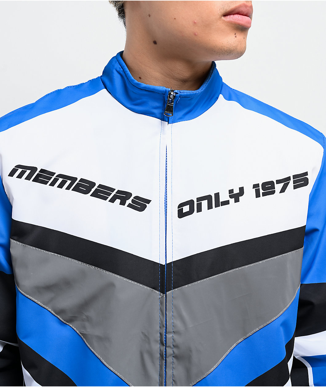 Members Only Speed Blue Racing Jacket