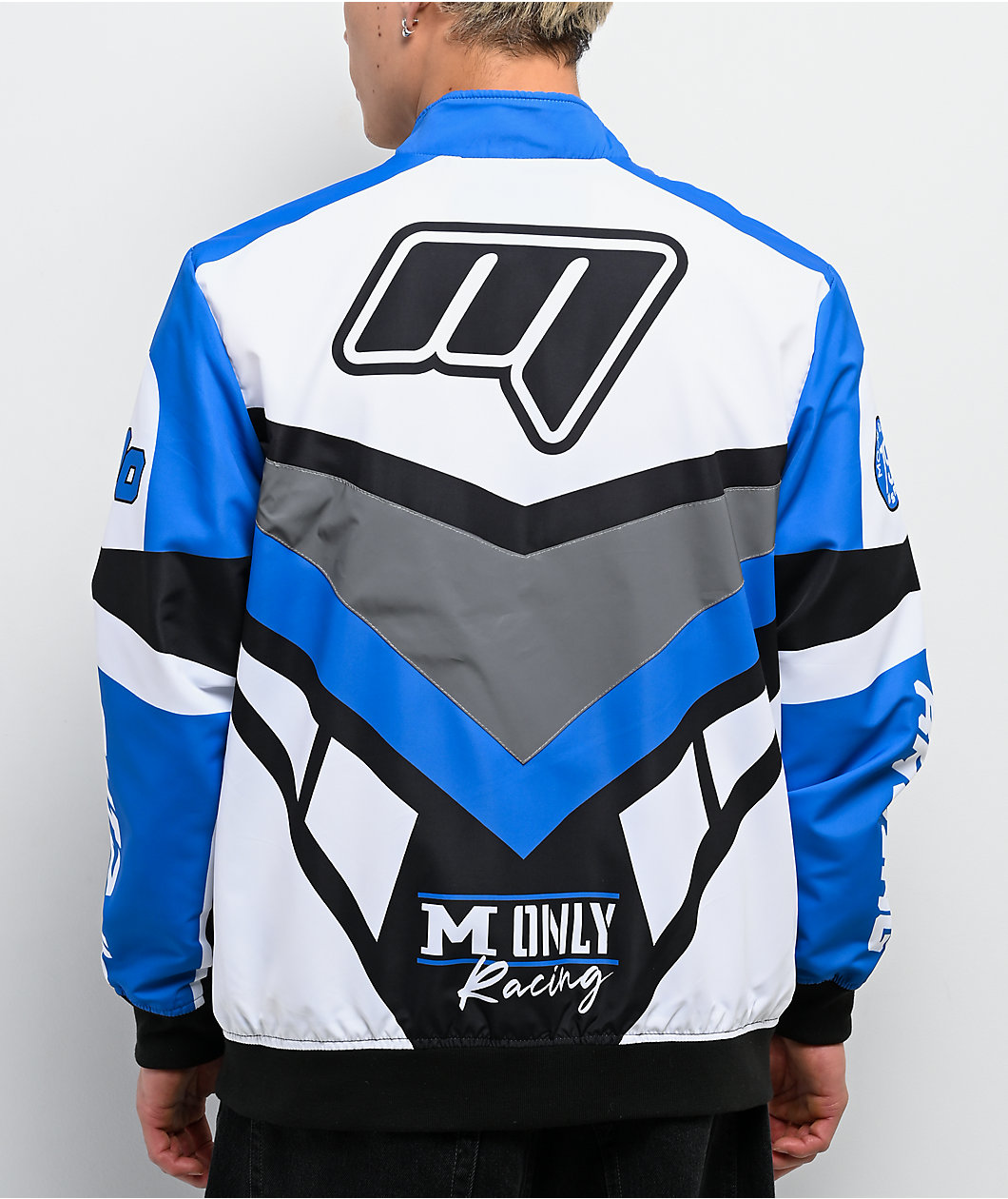Members Only Speed Blue Racing Jacket