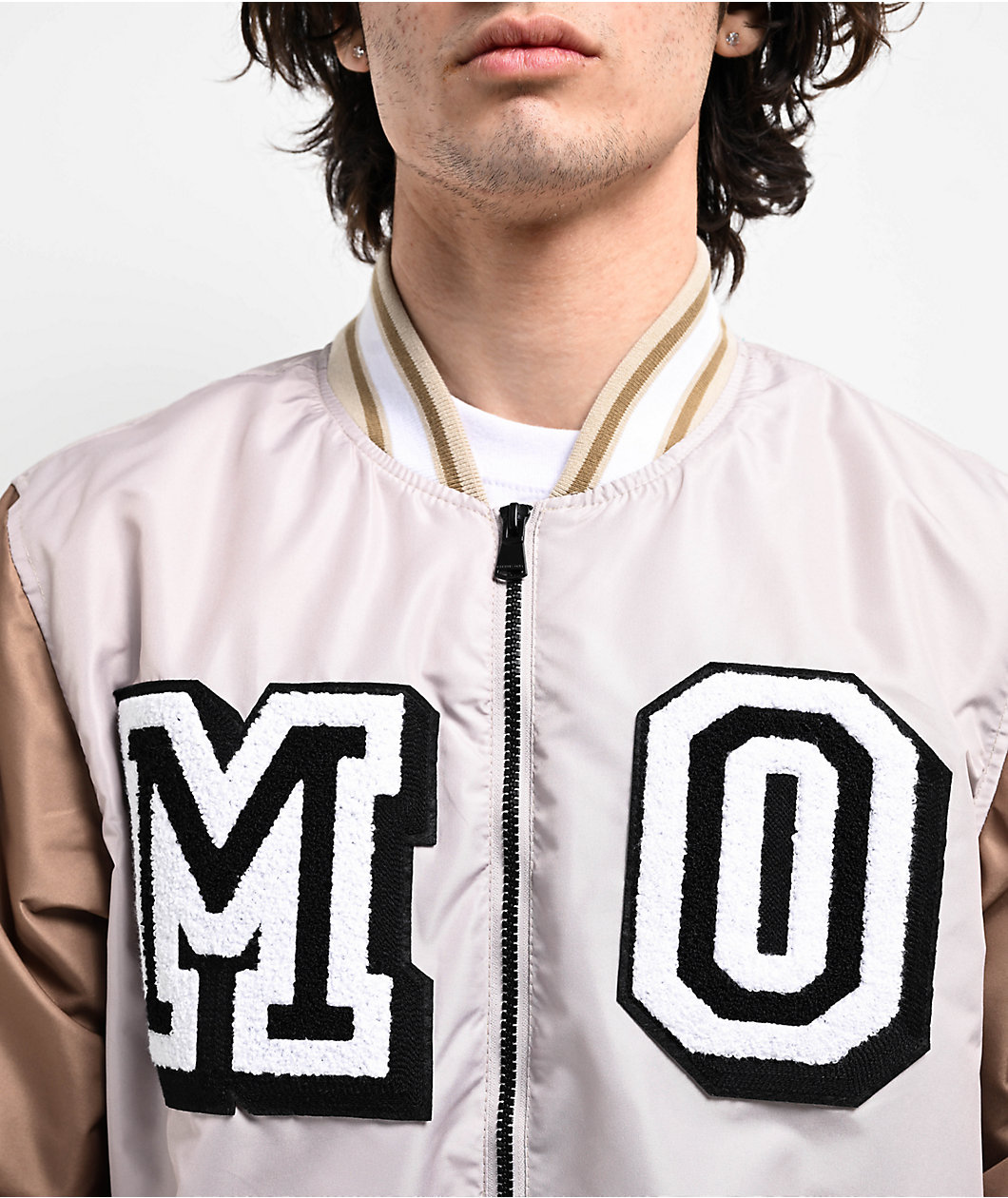 Members Only Tiger Tan Bomber Jacket