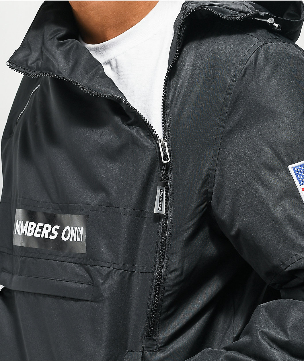 Black nasa windbreaker best sale