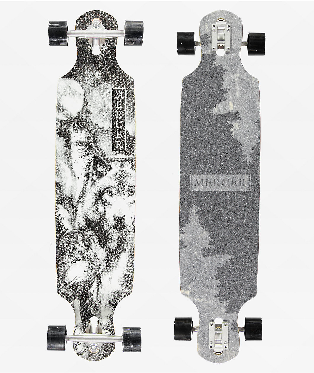 Mercer Got That Dawg In Me 40" Drop Through Longboard Complete