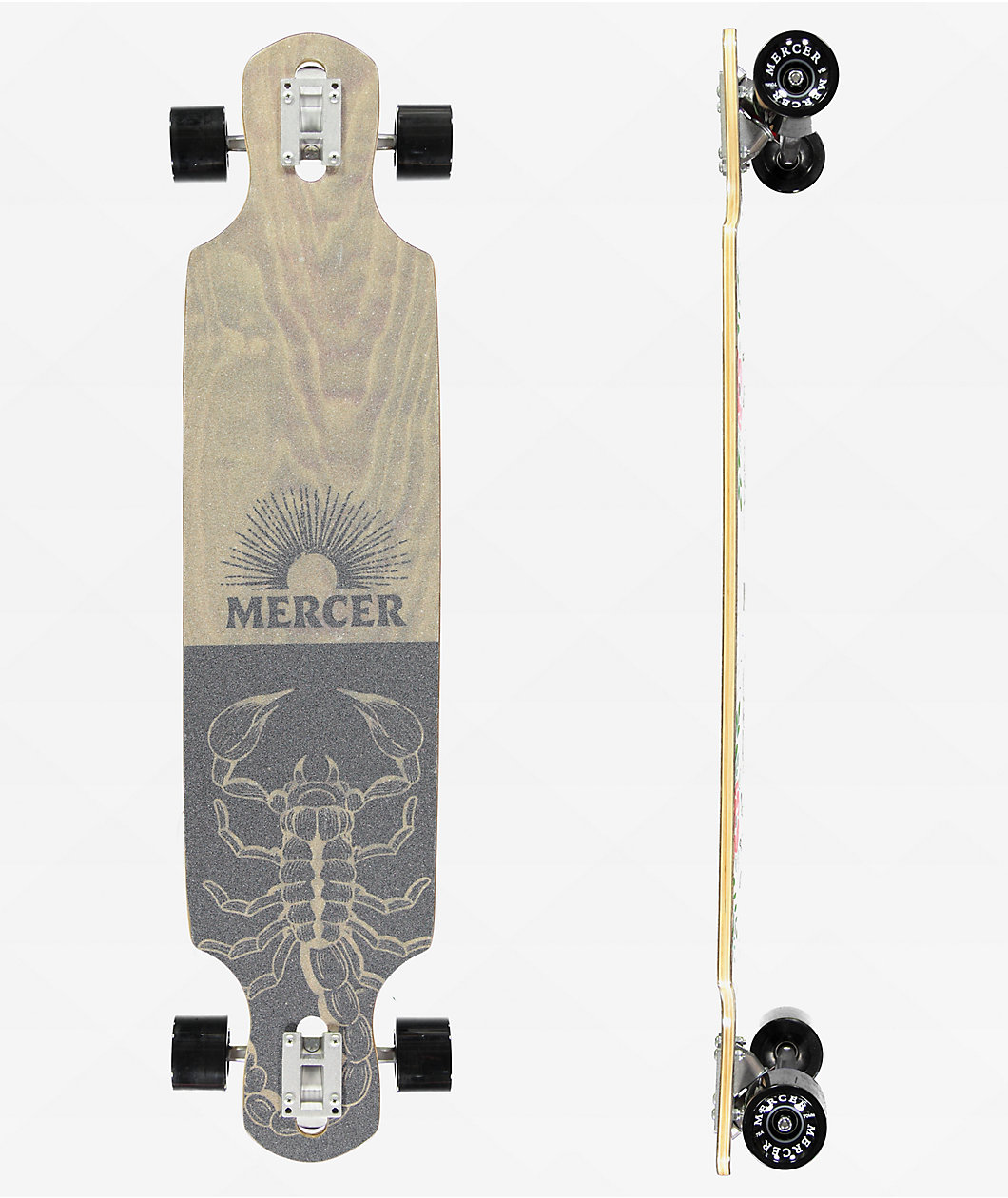 Mercer Scorpion And Sol 40" Drop Through Longboard Complete