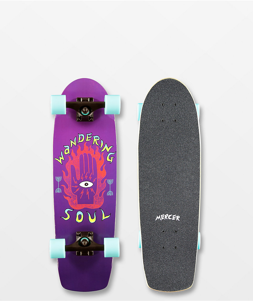 Mercer Wandering Soul 28" Cruiser Skateboard Complete