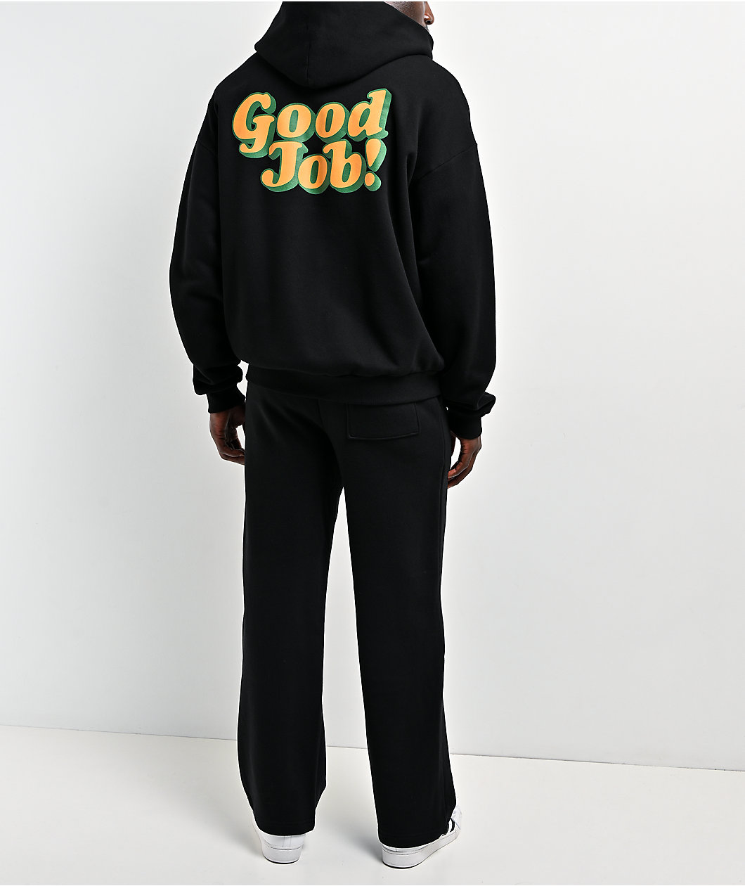 Midnight Organic Good Job! Black Zip Hoodie