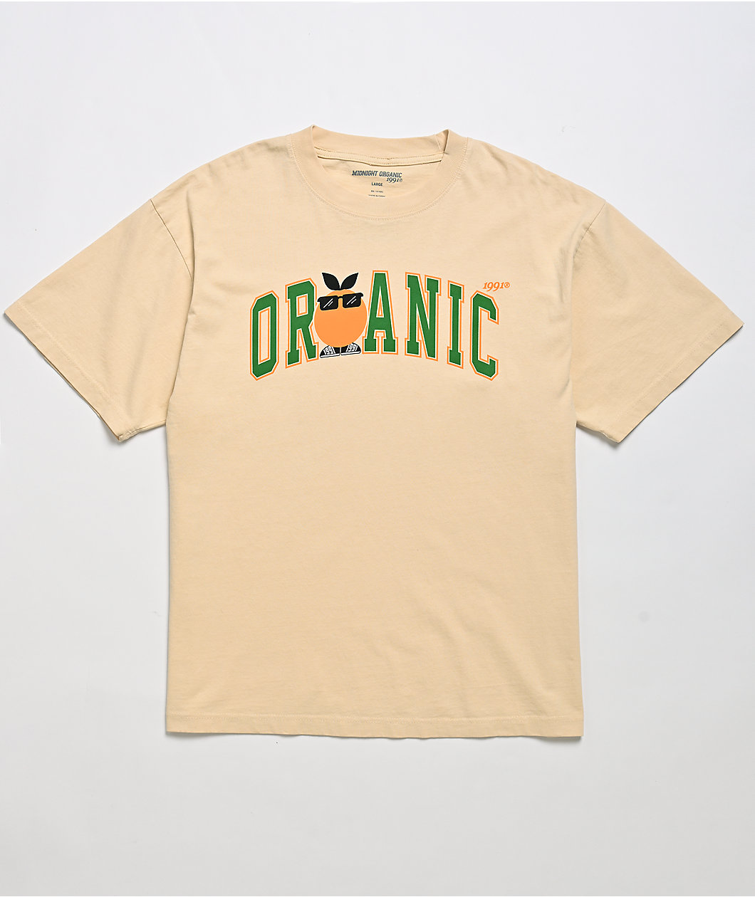 Midnight Organic Mr. Midnight Cream T-Shirt
