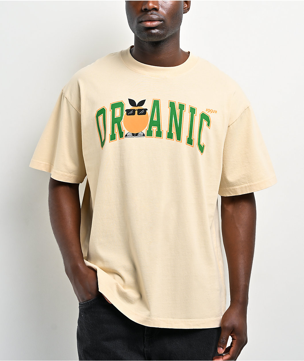 Midnight Organic Mr. Midnight Cream T-Shirt