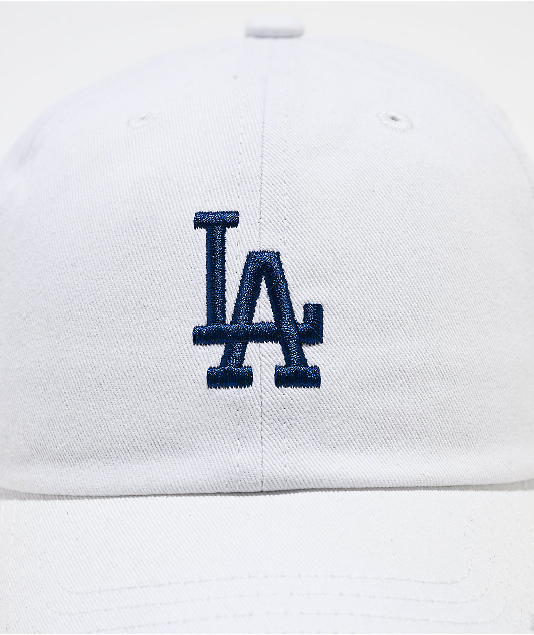Mitchell & Ness LA Dodgers Back Burst White Strapback Hat
