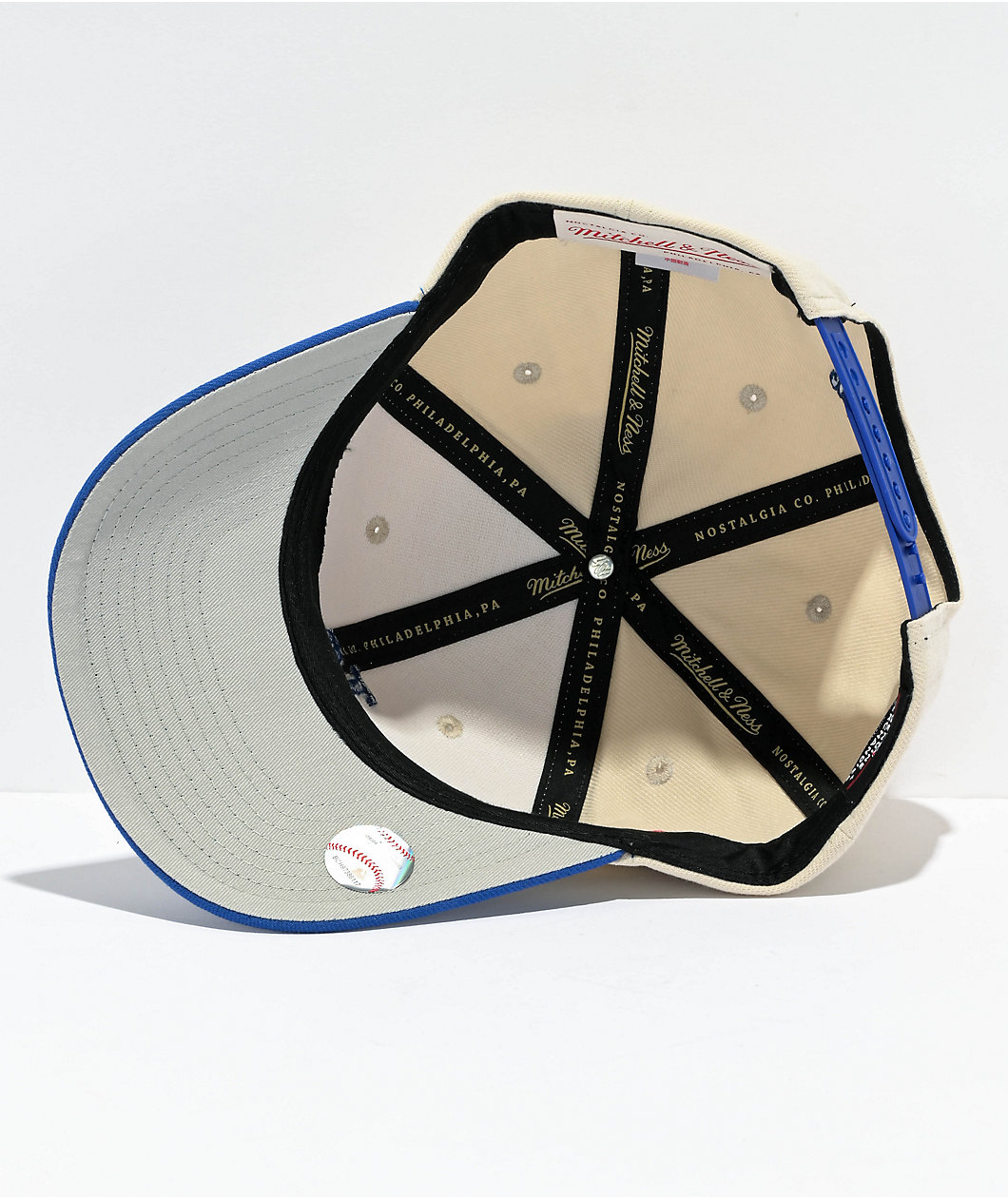 Mitchell & Ness LA Dodgers Game On Pro Cream Snapback