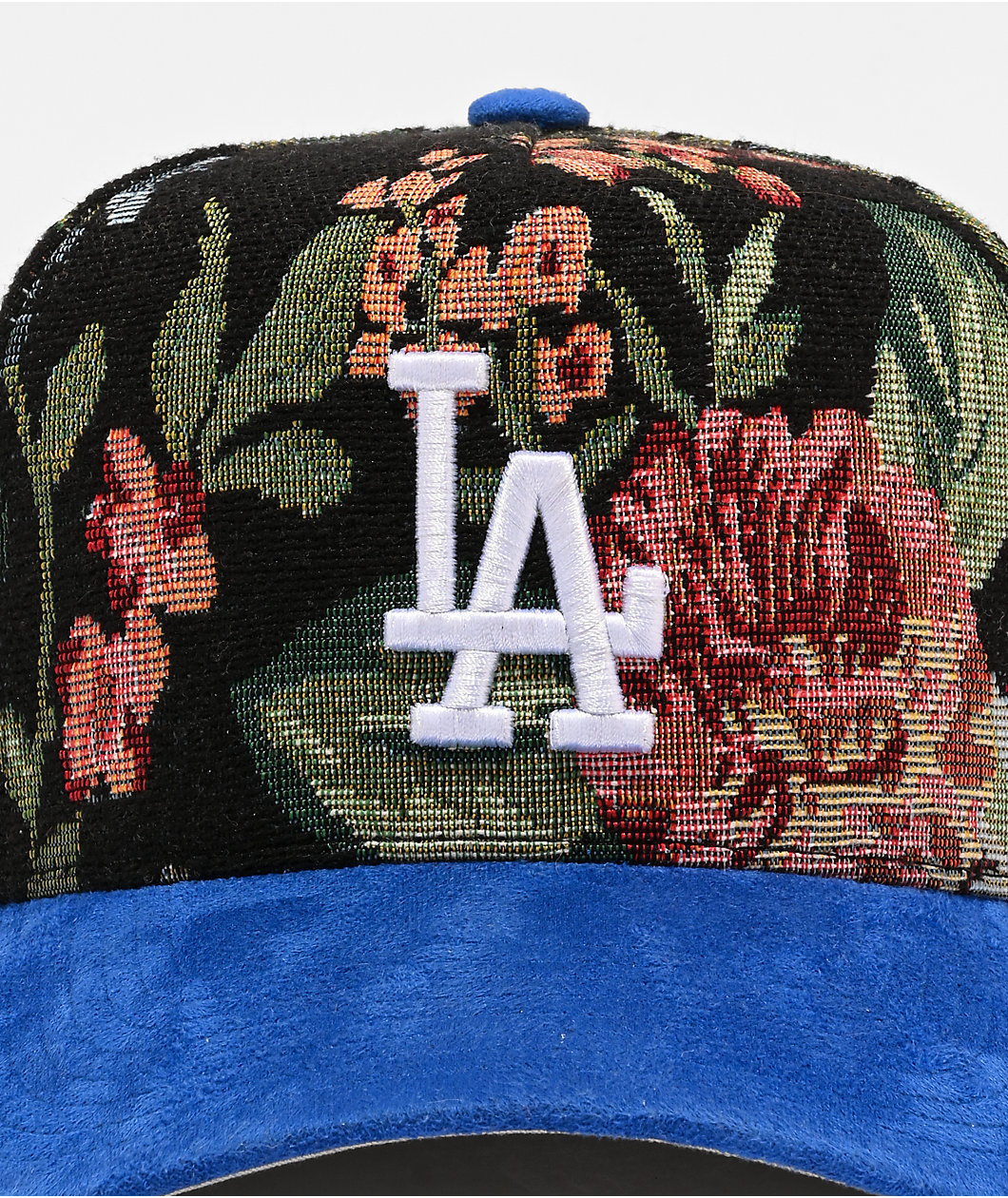 Mitchell & Ness Los Angeles Dodgers Tapestry Floral Pro Pinch Snapback Hat