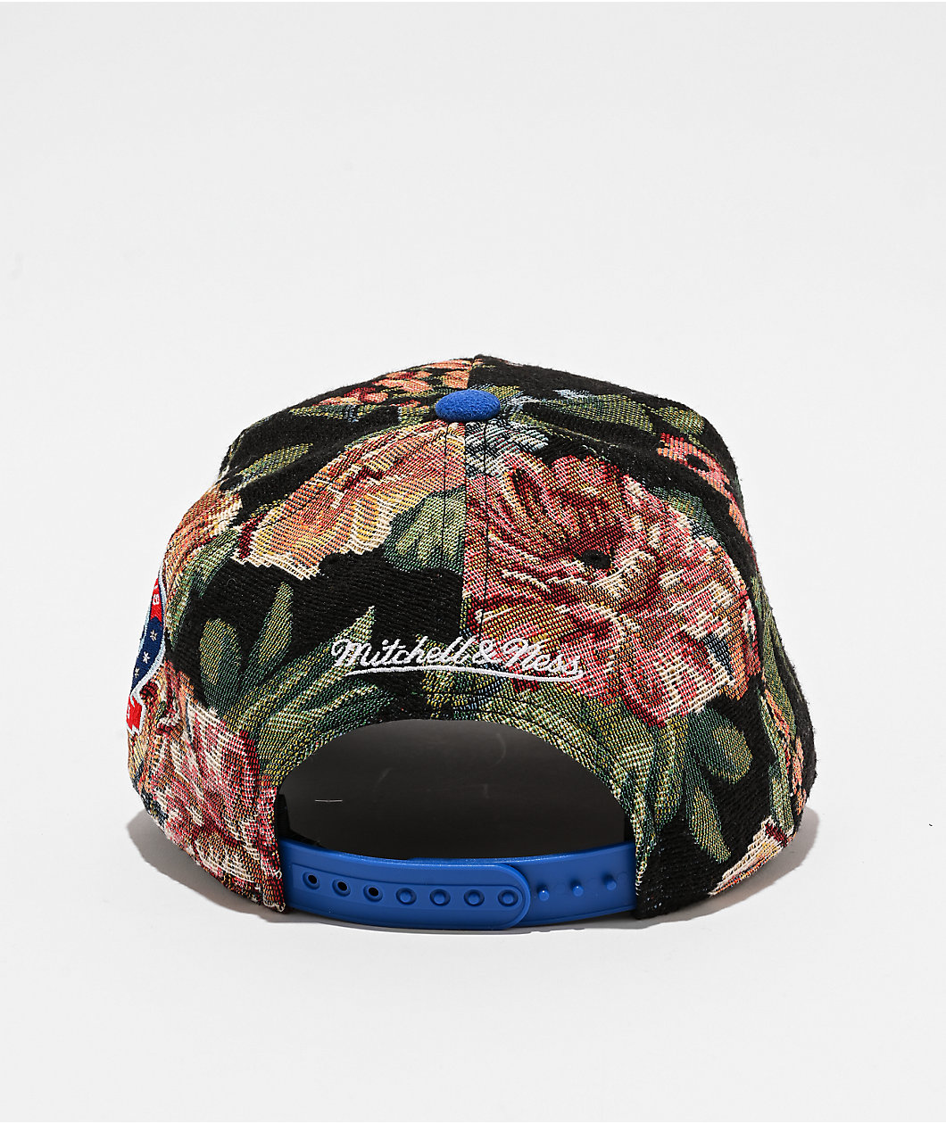 Mitchell & Ness Los Angeles Dodgers Tapestry Floral Pro Pinch Snapback Hat