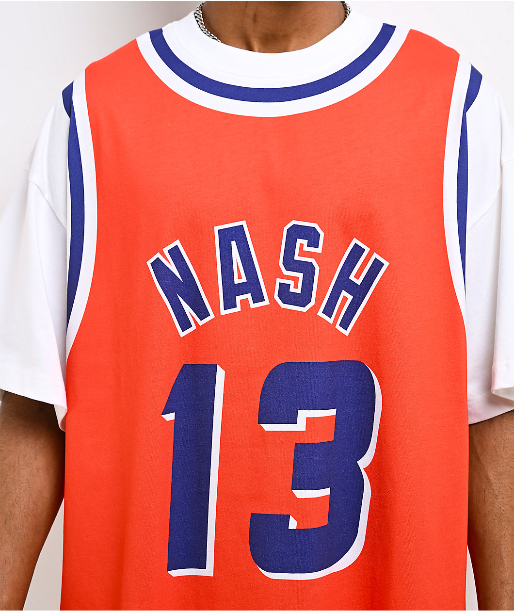 Mitchell & Ness Nash Phoenix Suns Best In Class Red & White T-Shirt