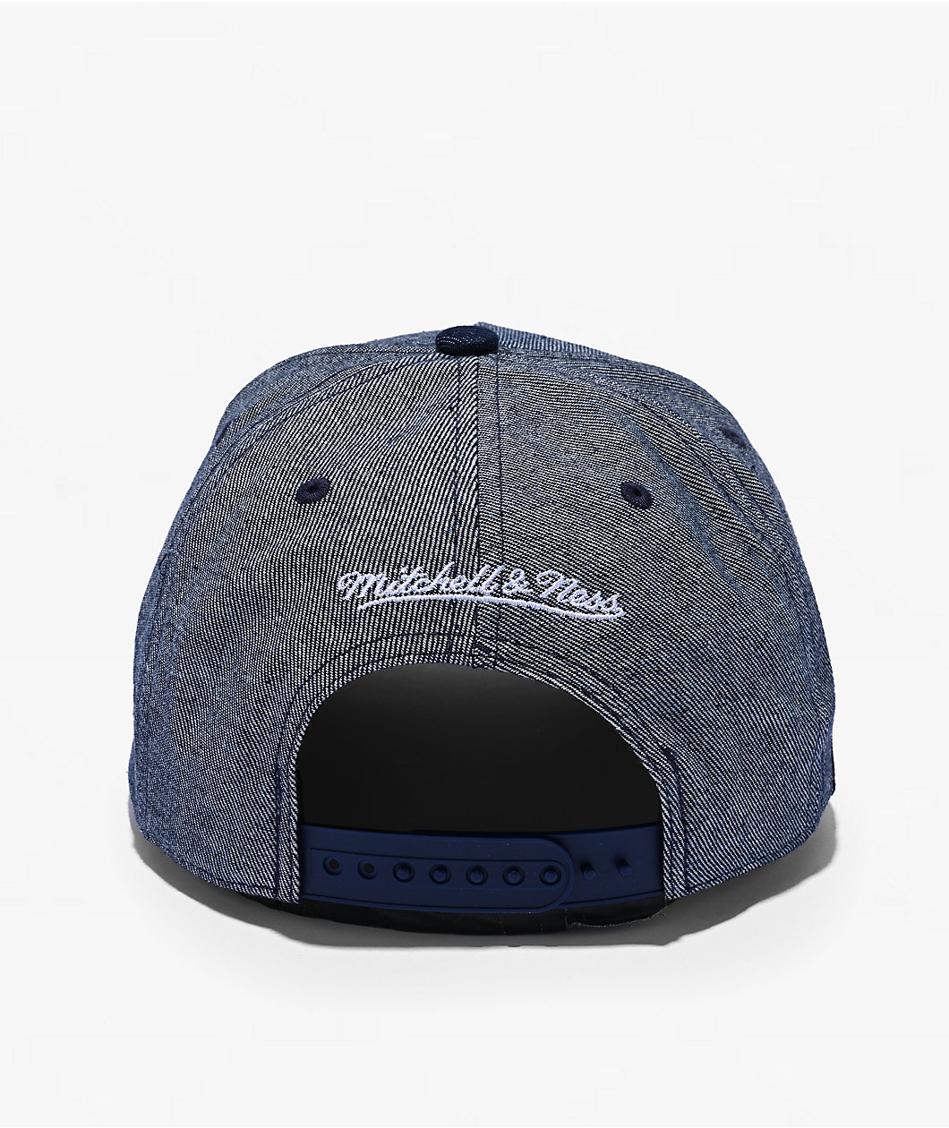 Mitchell & Ness New York Yankees Sharktooth Denim Blue Pro Pinch Snapback Hat
